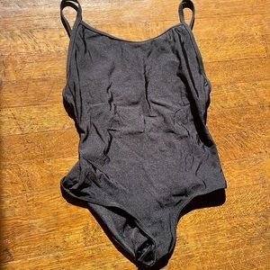 Yumiko Heather black leotard